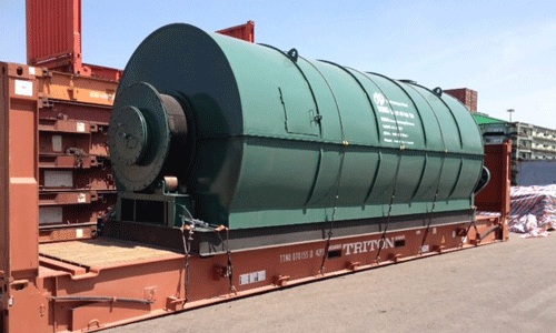 Tyre pyrolysis plant working situation in Bangladesh