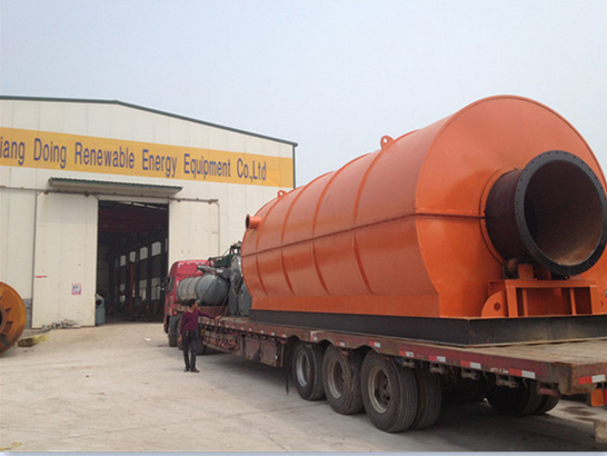 Using pyrolysis plant solution to prevent overseas "white pollution"