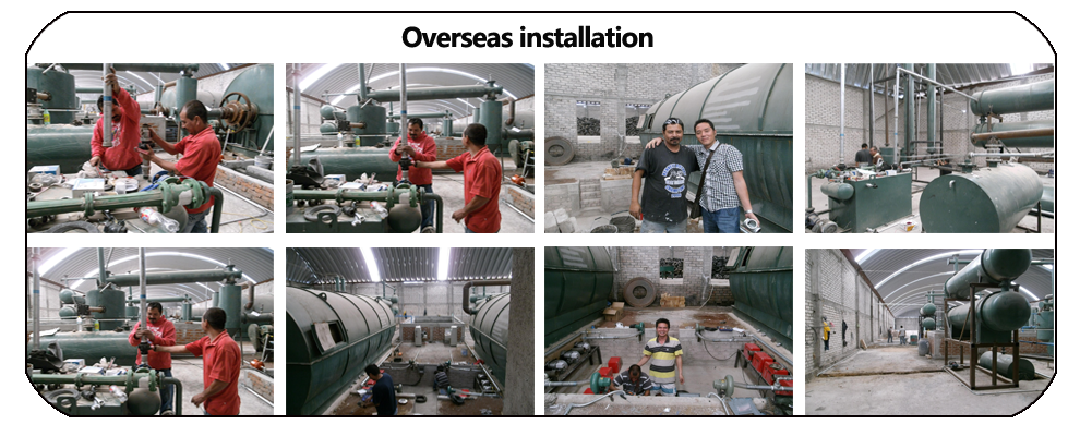 Installing of pyrolysis plant