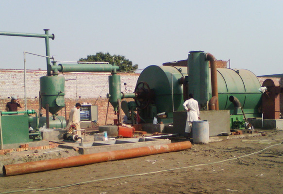 Pakistan used tire recycling machine