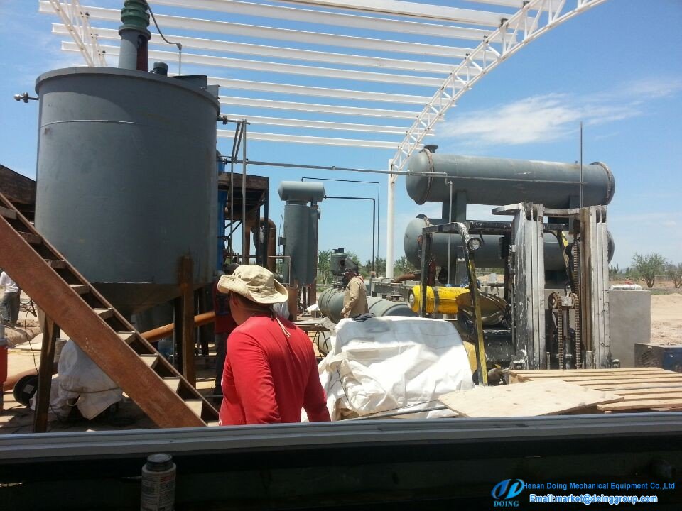 black oil distillation machine