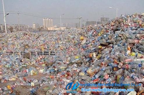 recycled waste plastic