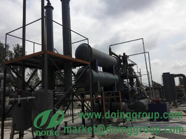 tyre pyrolysis system