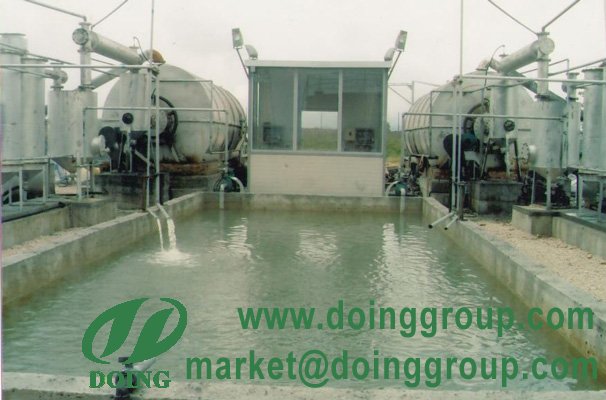waste tyre pyrolysis machine