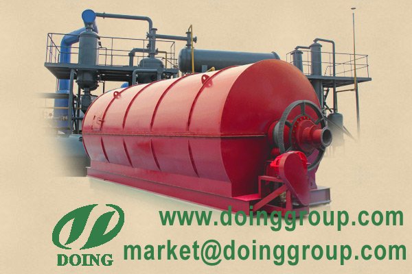 tyre pyrolysis plant