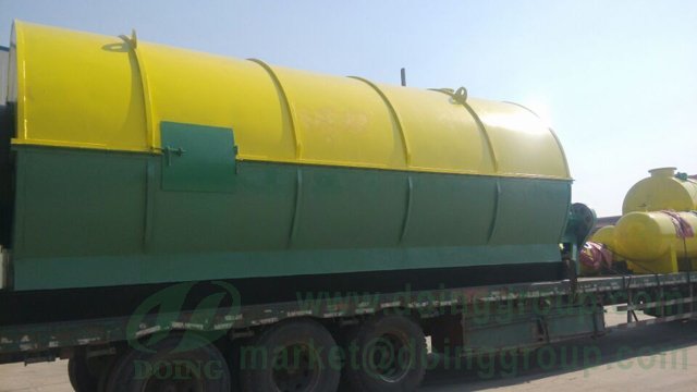 waste tyre recycling machine