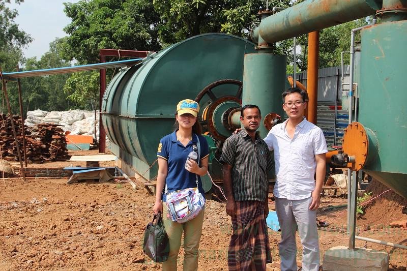 waste tyre recycling plant