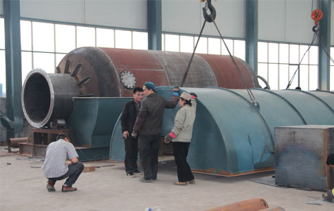 waste tyre pyrolysis recycling plant