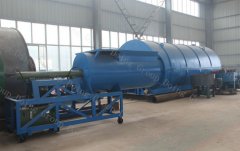 Vietnam customer alreday received 10T capacity waste tyre oil recycling pyrolysis machine