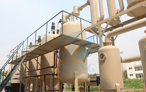 crude oil distillation process machine