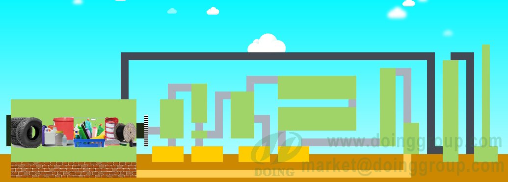 turn waste tyre into oil