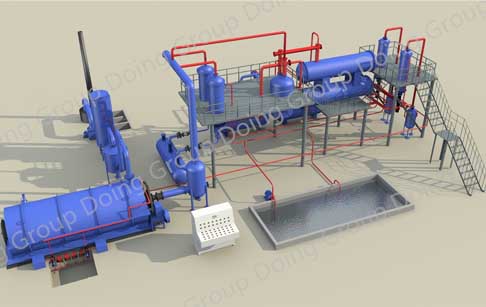 tyre oil machine