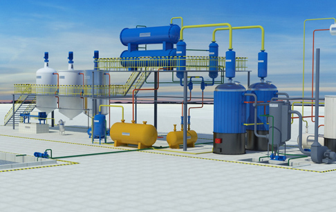 tire oil refining machine